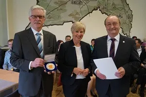 Ehrenamtsplakette für Herrn Dieter Klaas